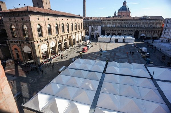 Piazza Maggiore come si presentava il 7 novembre 2015