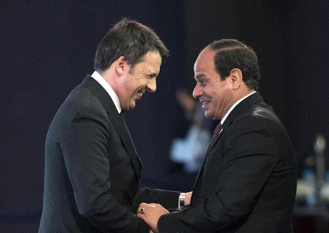 Amiconi: Renzi e al-Sisi