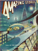 Una copertina di Amazing Stories, 1932