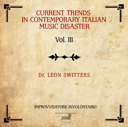 Current trends in contemporary italian music disaster