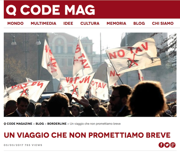 Un viaggio che non promettiamo breve su Q Code Mag