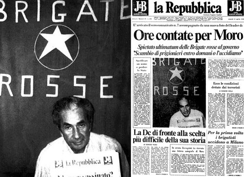 La Repubblica durante il sequestro Moro