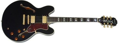 L'ultima chitarra di Stefano, una Epiphone Sheraton II Ebony