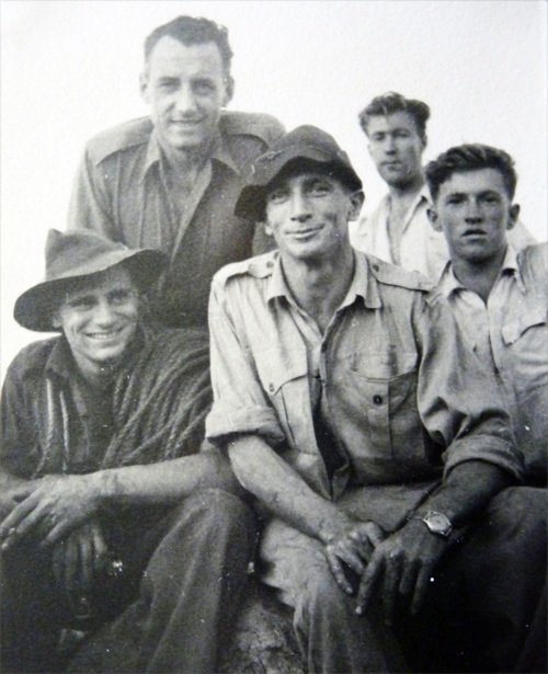 Felice e altri sul Mount Barney, 1954