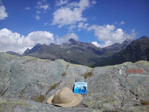 Chiara si è portata Point Lenana in Val d'Ayas, alle pendici del Monte Rosa.