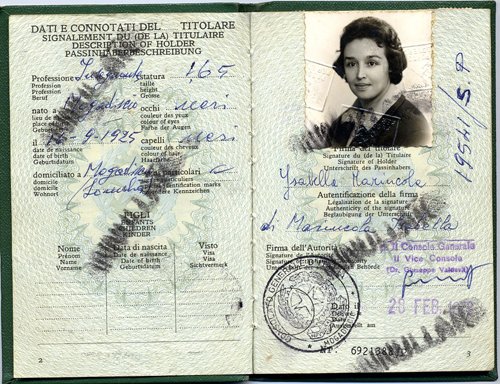 Il passaporto di Isabella