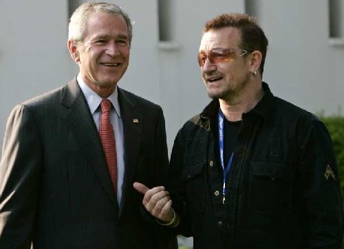 Uomini di pace. George W. Bush e Bono