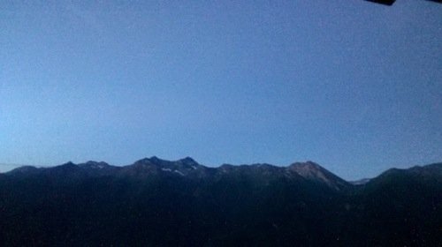 Prima dell'Alba. Dal rifugio Truc, Rocciamelone.