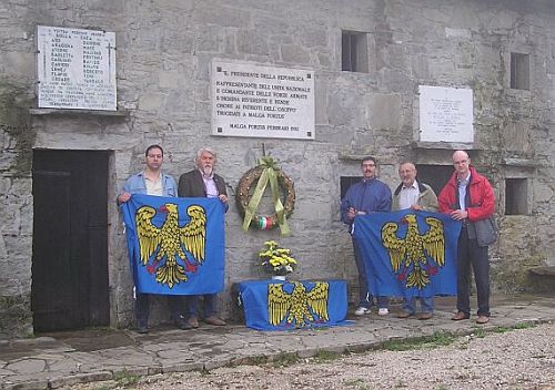 7 luglio 2012, commemorazione alle Malghe di Porzus.