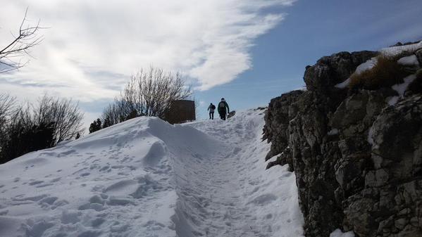 Verso la cima