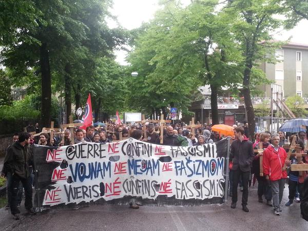 23 maggio 2015, la manifestazione antifascista di Gorizia