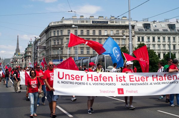 Vienna, 22 giugno 2013. Manifestazione di neoindipendentisti triestini.