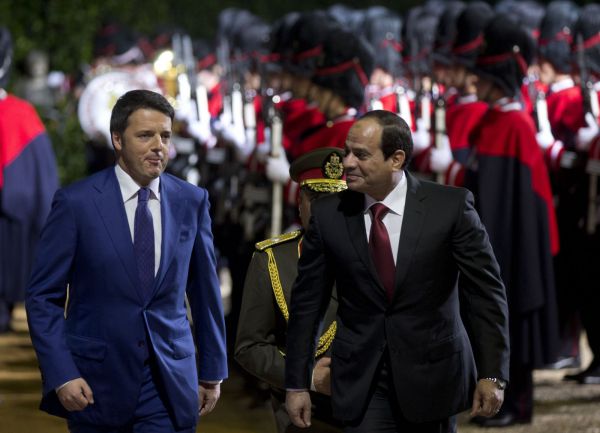 Renzi e al-Sisi