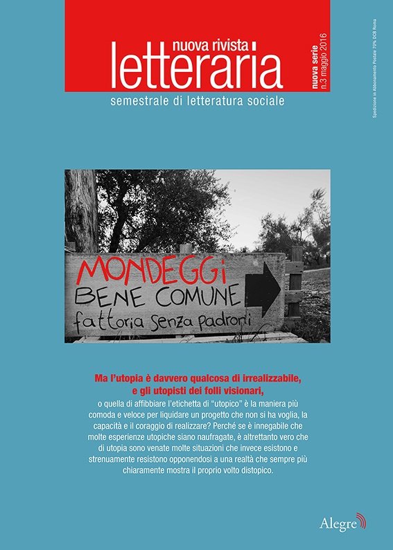 Nuova Rivista Letteraria n.3 nuova serie