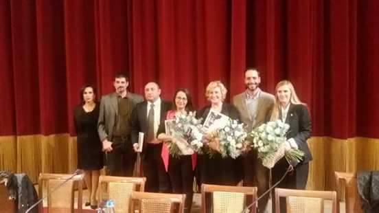 Giorgio Frassineti, la foto di gruppo. Accanto a lui, Antonio Canessa di Lealtà Azione