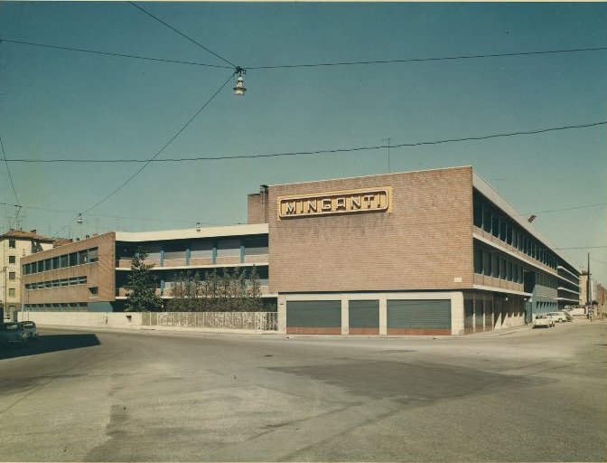 Le nuove Officine Minganti nel 1963.