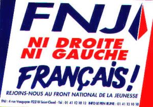 Ni droite, ni gauche, manifesto del FN francese