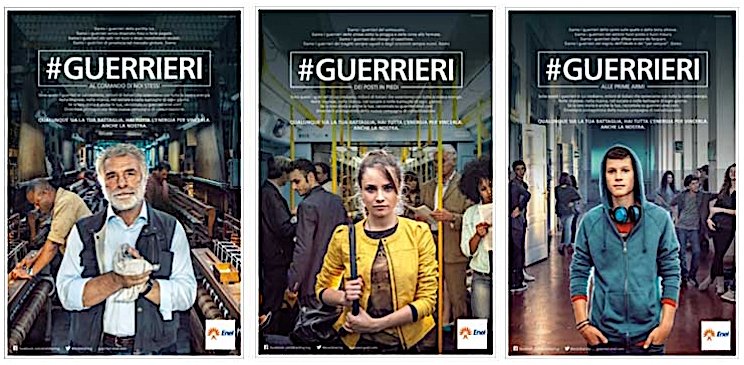 Pubblicità di #Guerrieri