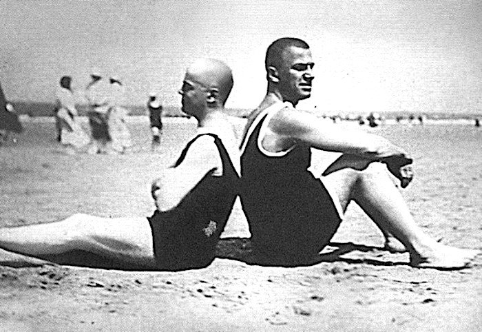 Volodja e Viktor, Norderney, 1923