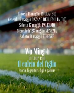 Calendario delle presentazioni di Il calcio del figlio