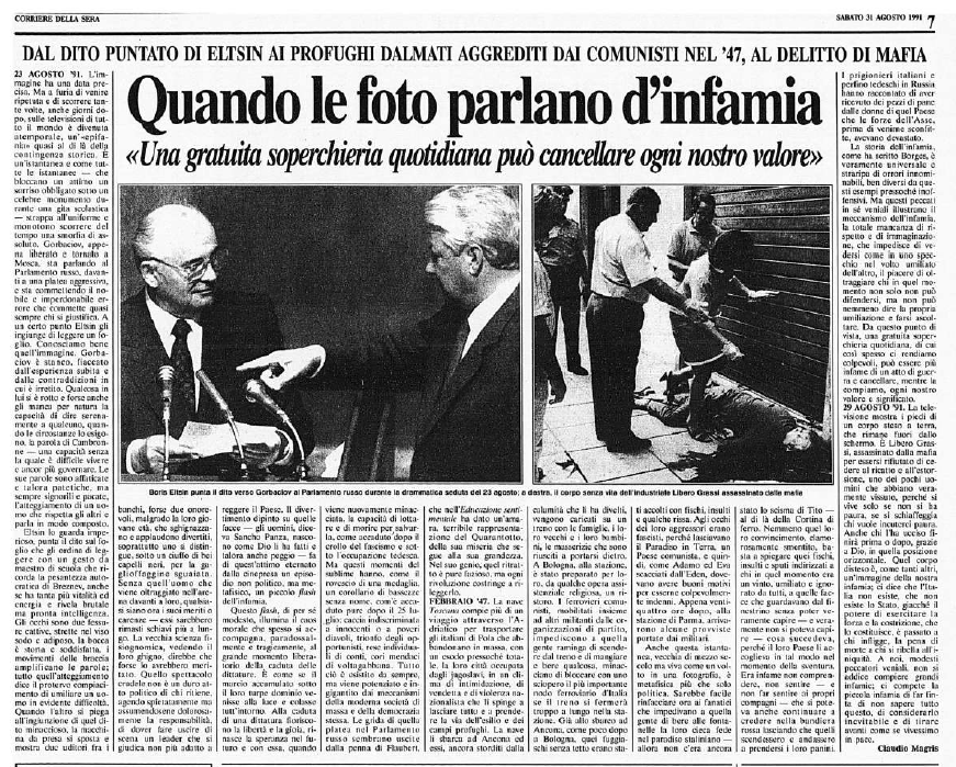 Magris porta sulla stampa nazionale la storia del treno della vergogna