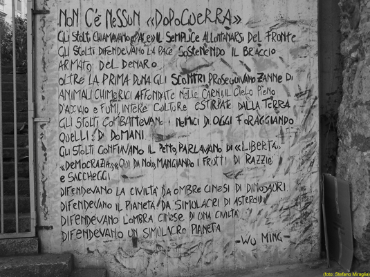 Prologo di 54 su un muro di Savona