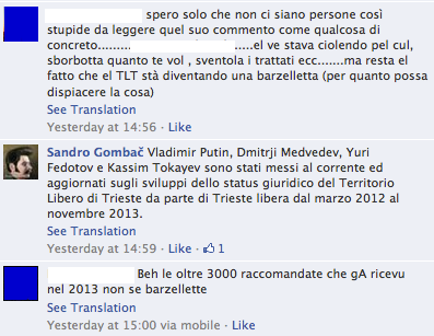 Gombac rivela che i contatti tra MTL e Putin sono iniziati nel 2012, un altro parla di 3000 raccomandate spedite da Trieste a Mosca nel 2013