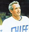 Paul Newman nella parte di Reggie Dunlop nel film Colpo secco