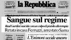 sangue sul regime